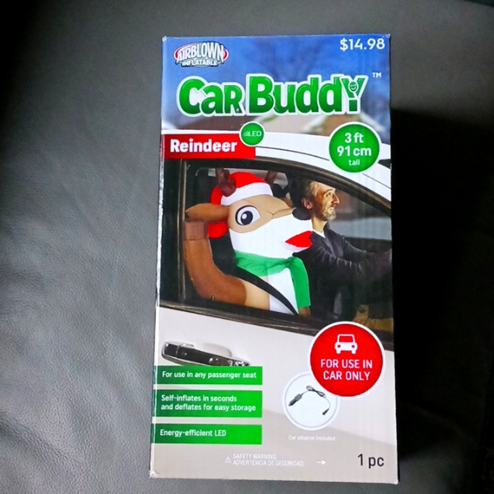 Car Buddy Christmas Reindeer inflatable for car